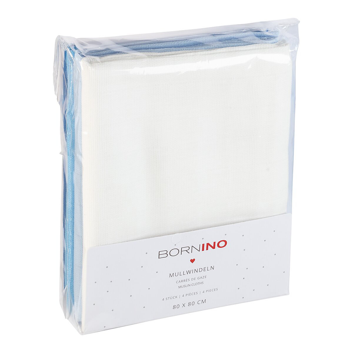 4er-Pack Mullwindeln 80x80 cm