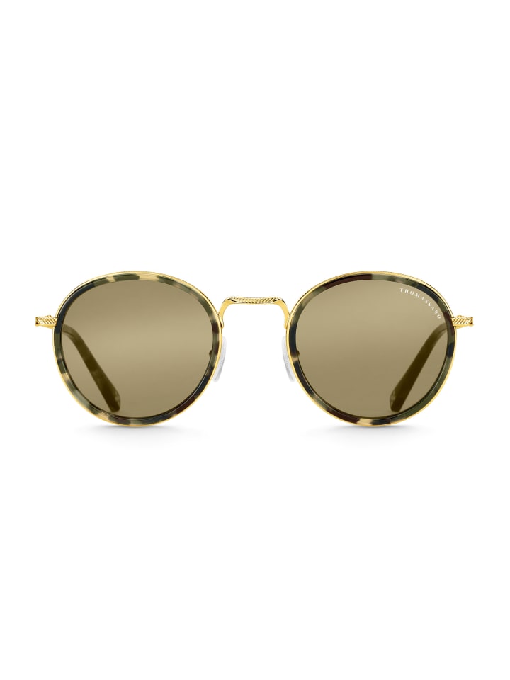 Thomas Sabo Sonnenbrille in gold, grün günstig kaufen onesize