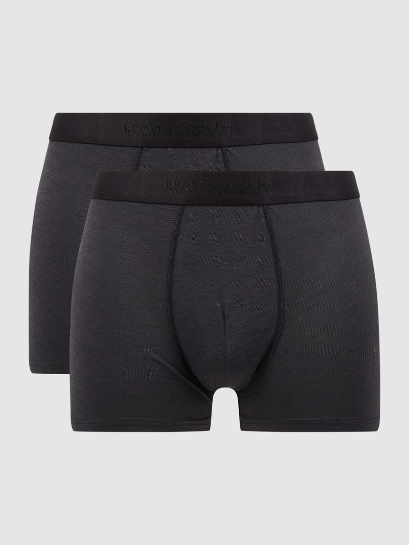 Trunks aus Jersey im 2er-Pack in anthrazit