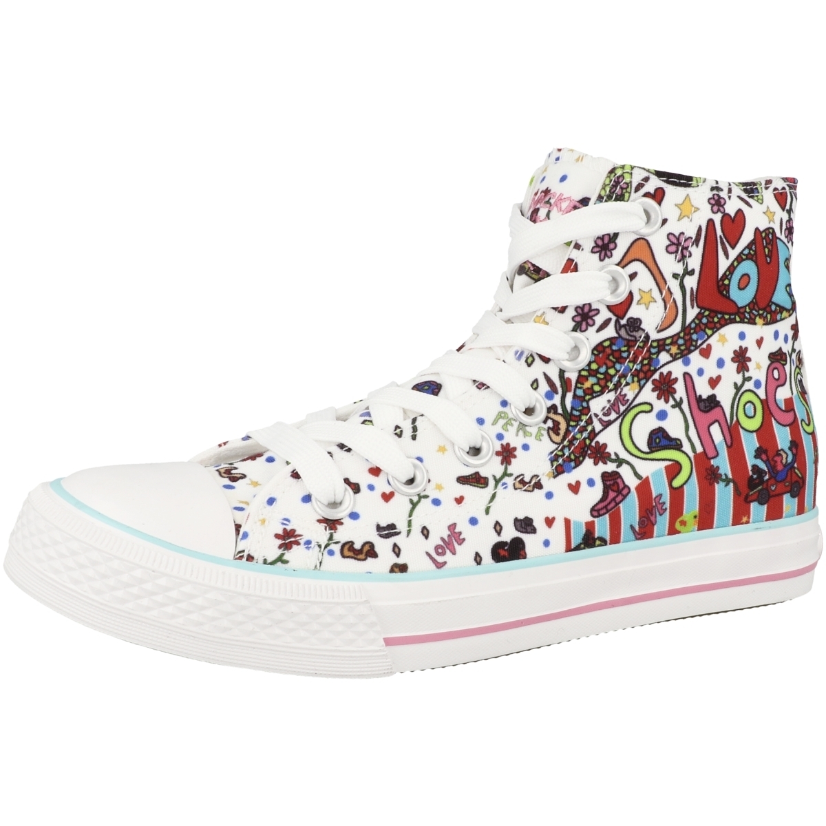 Dockers by Gerli 38AY697 X Art Limited Edition Sneaker mid weiss