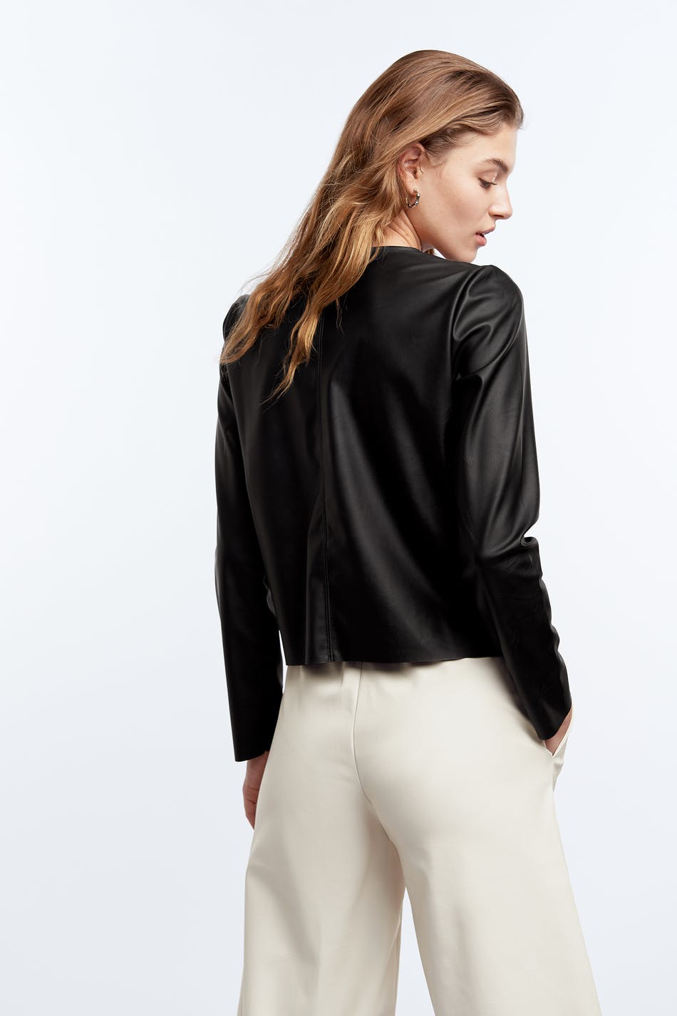 Blake pu top