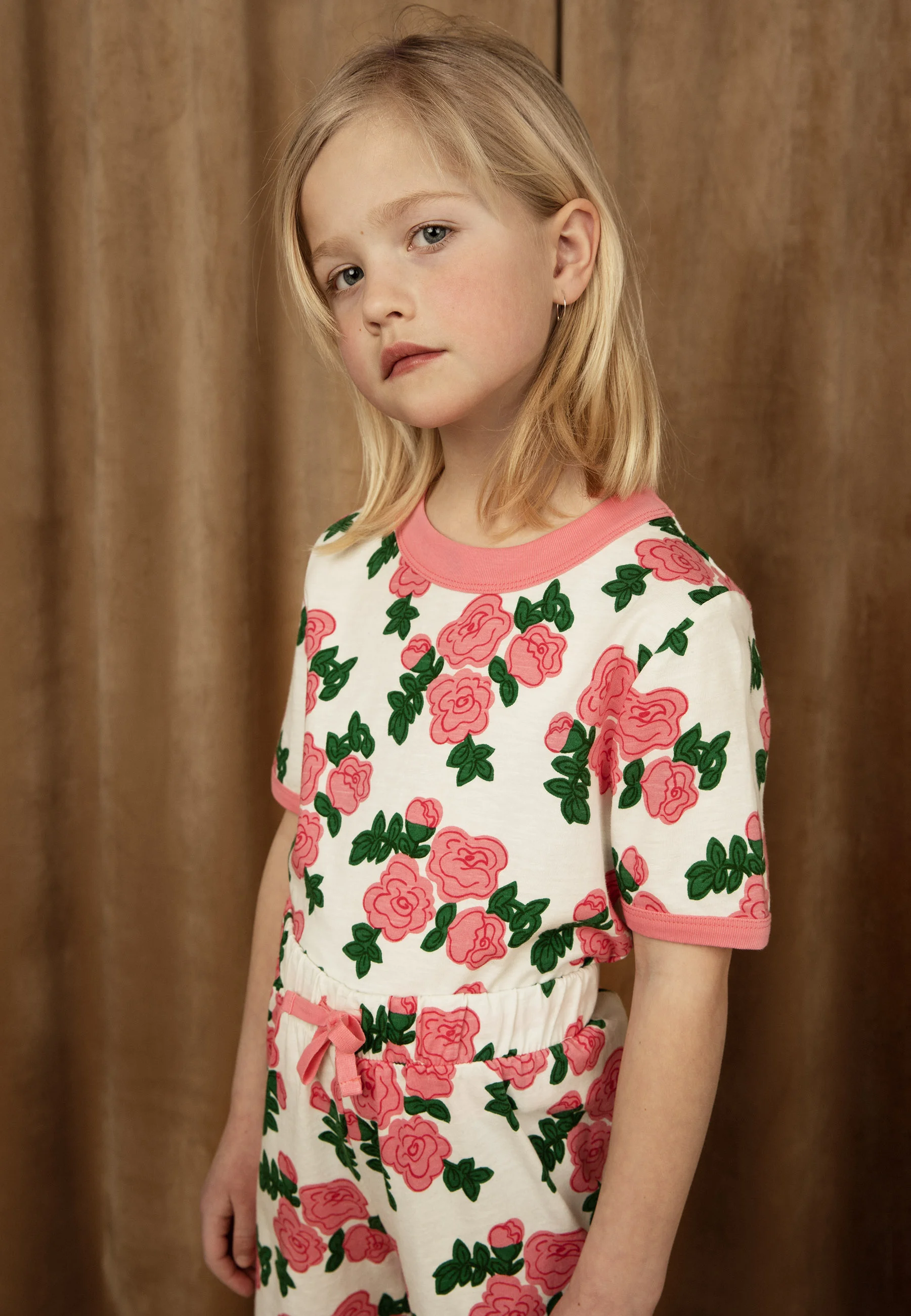 Mini Rodini ROSES TEE - Camiseta estampada