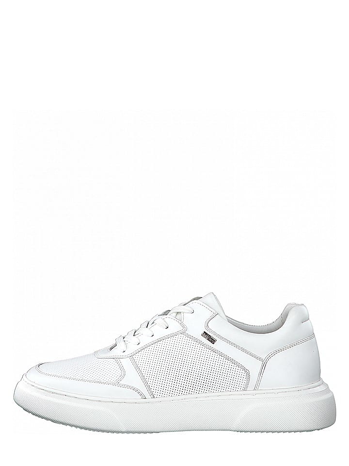 s.Oliver Leder-Sneakers in Weiß günstig kaufen 42