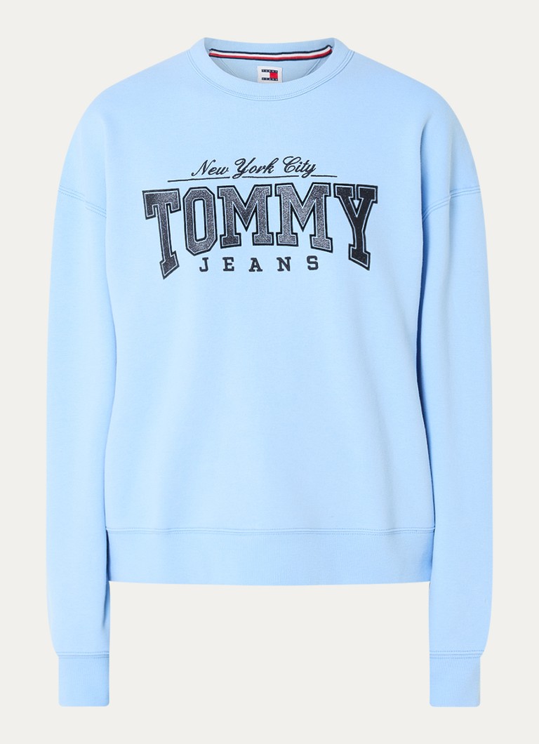 Tommy Hilfiger megztinis su logotipu ir lureksu