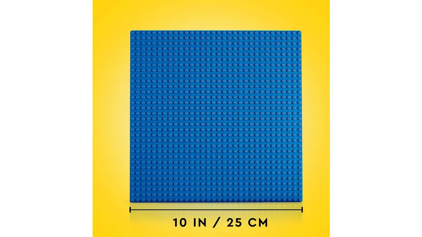 LEGO Classic 11025 Blaue Bauplatte, Grundplatte für LEGO Sets, 32x32