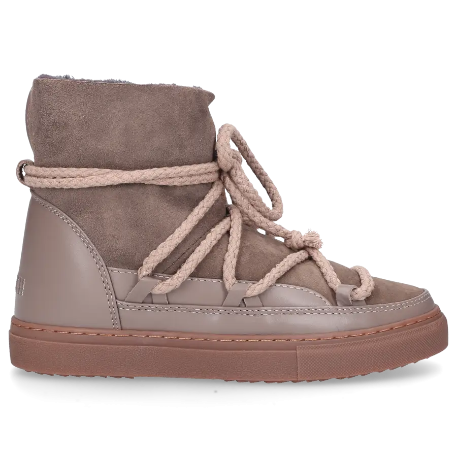 INUIKII - Snowboots CLASSIC Veloursleder - grau