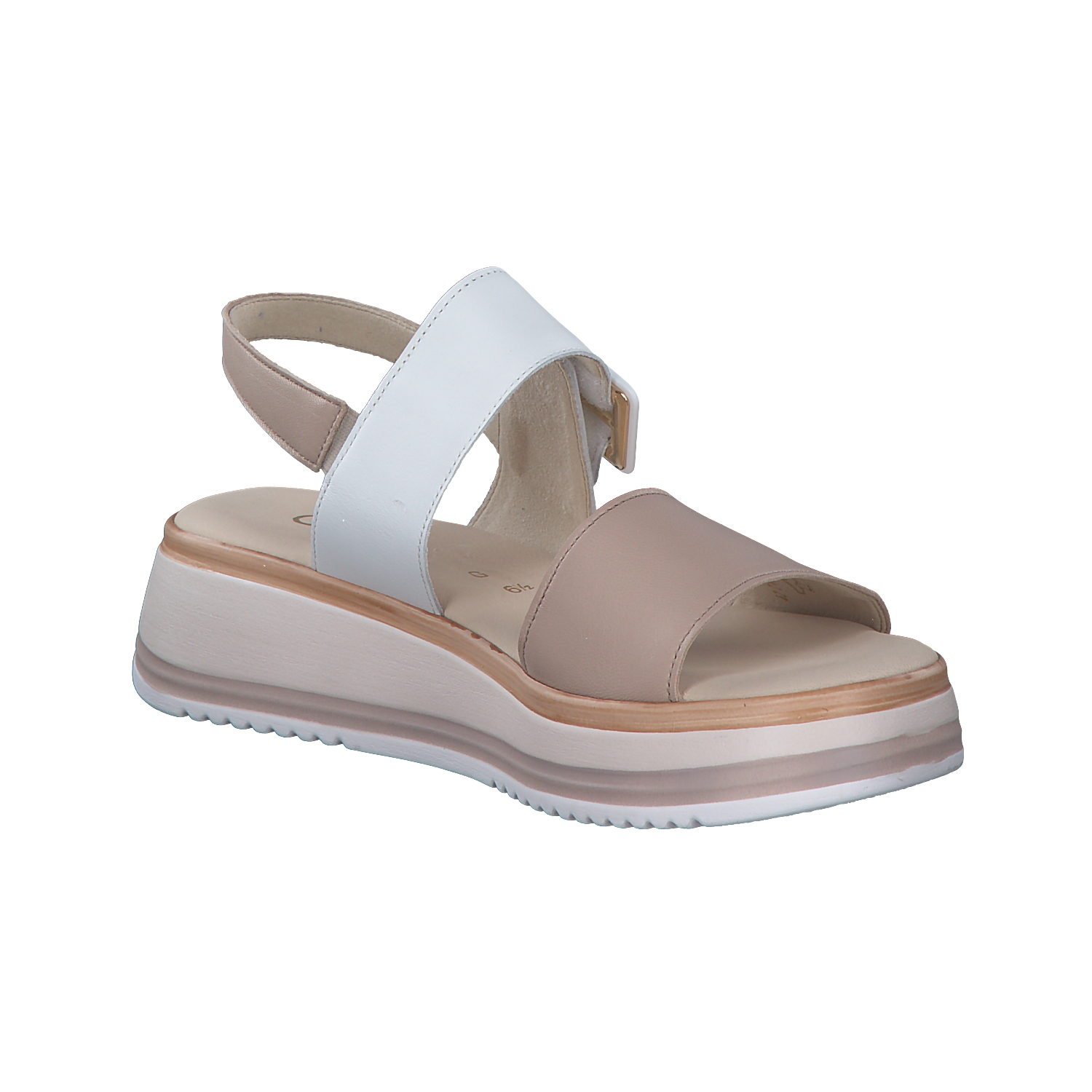 Gabor Comfort 42.744, Keilsandaletten, Damen, Beige