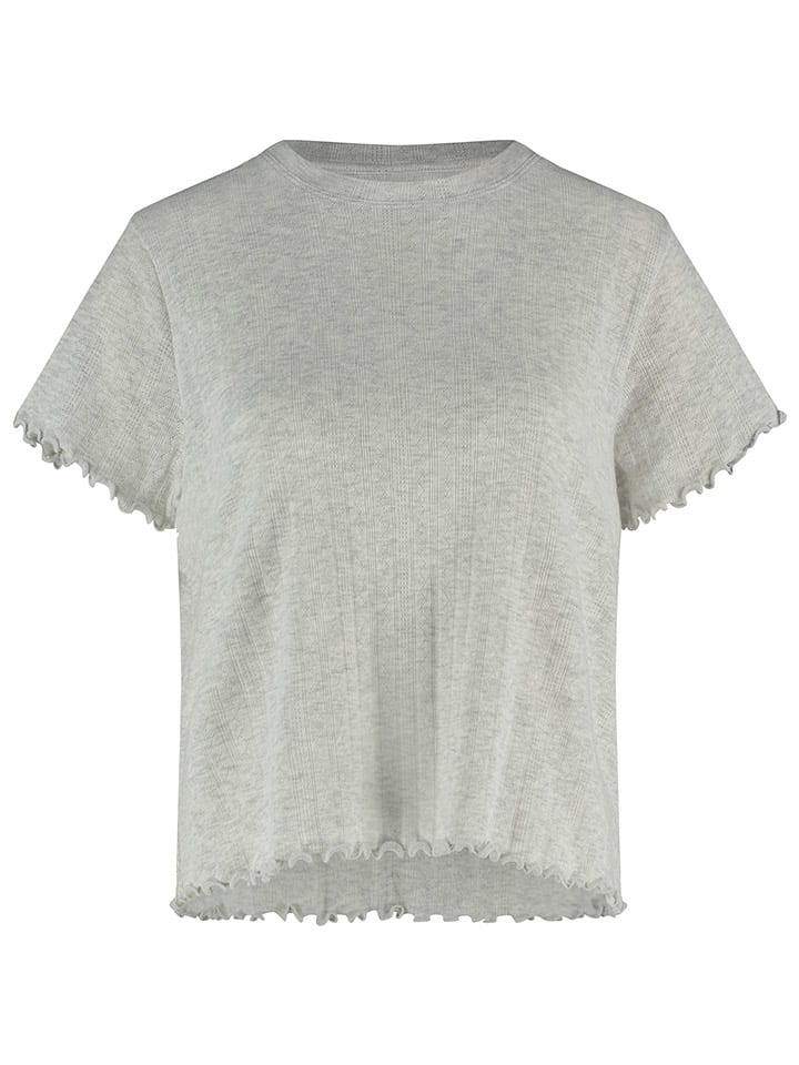 Hunkemöller Pyjama-Oberteil in Grau günstig kaufen