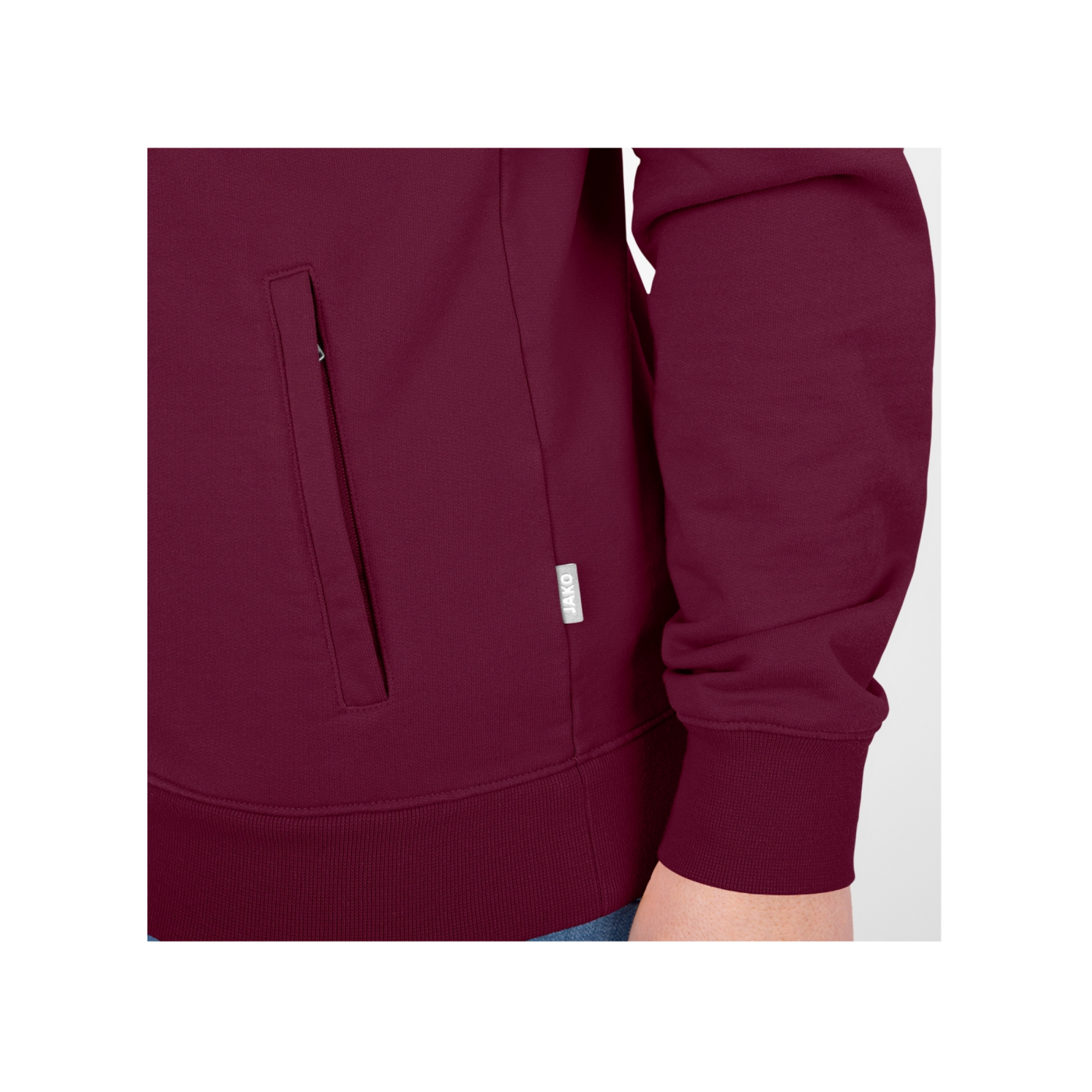 Jako Doubletex Kapuzenjacke Damen Braun F130