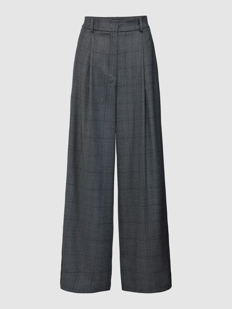 Hose mit Allover-Muster Modell 'MAESA' in anthrazit