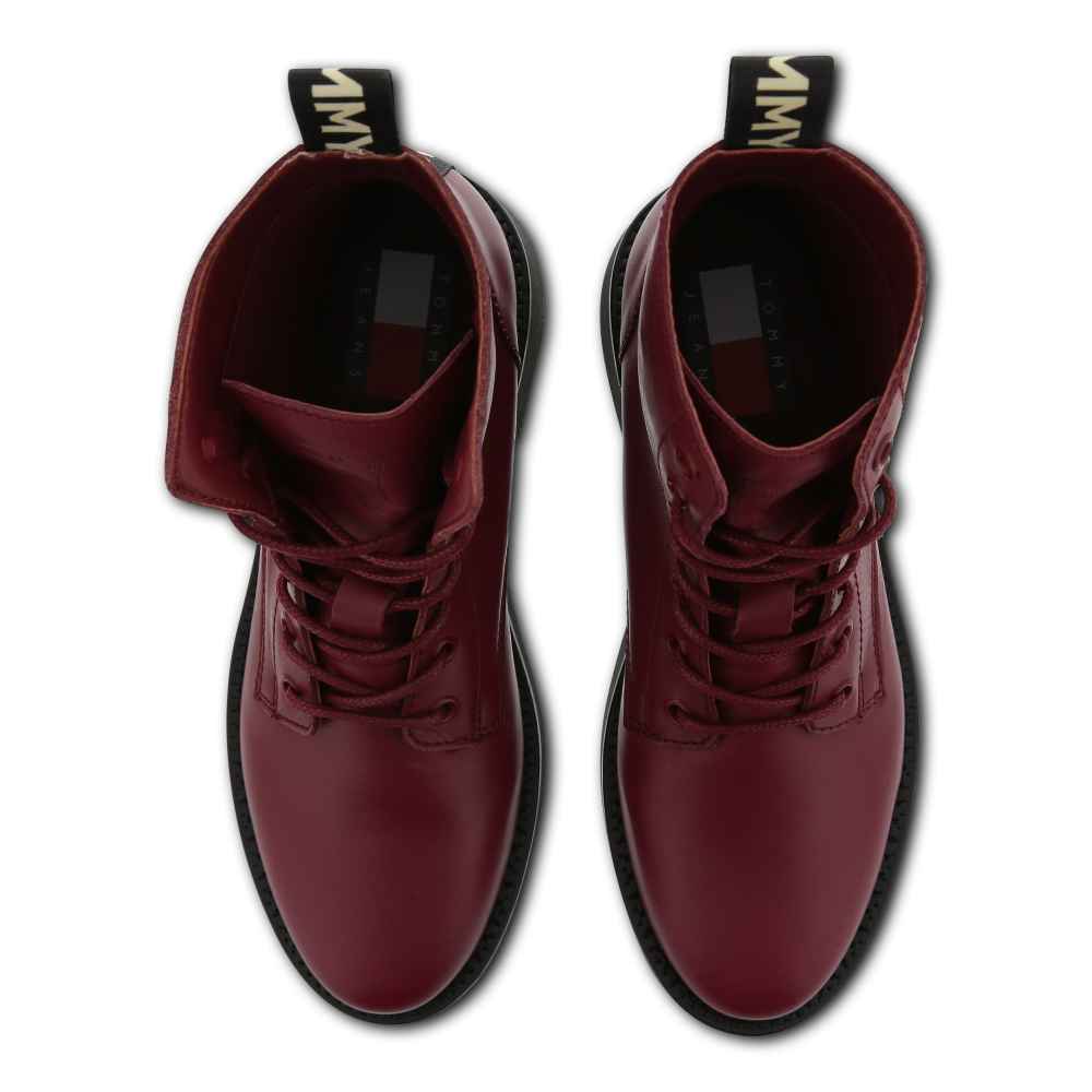 Tommy Hilfiger Lace Up Flat EN0EN02310XJS / rot