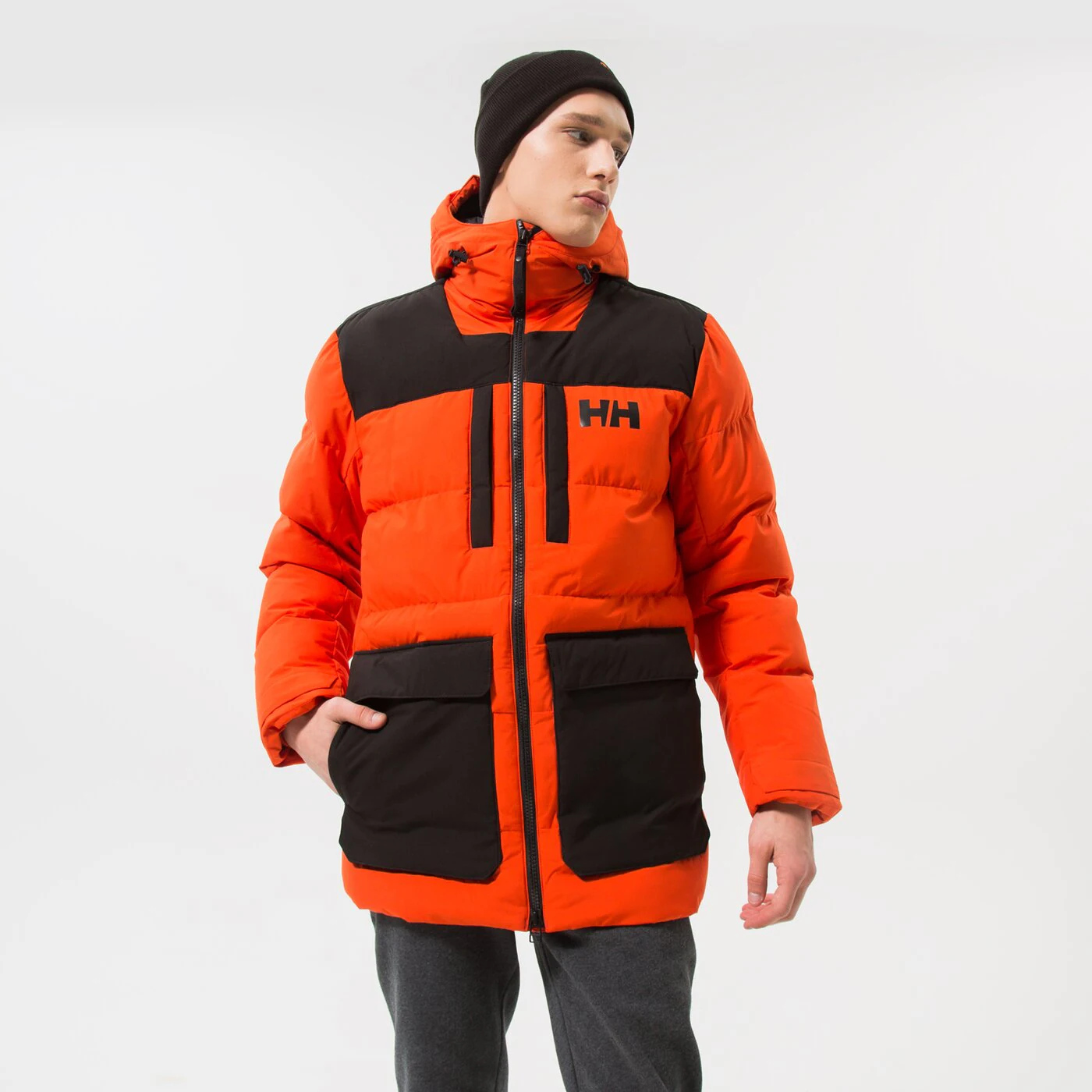 HELLY HANSEN JACKE WINTER PATROL PARKA Schwarz