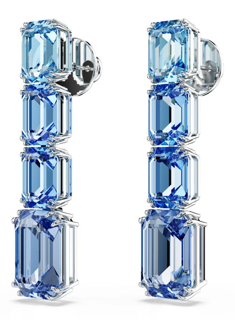 Orecchini a lobo Millenia Swarovski con cristallo Swarovski ReCreated™