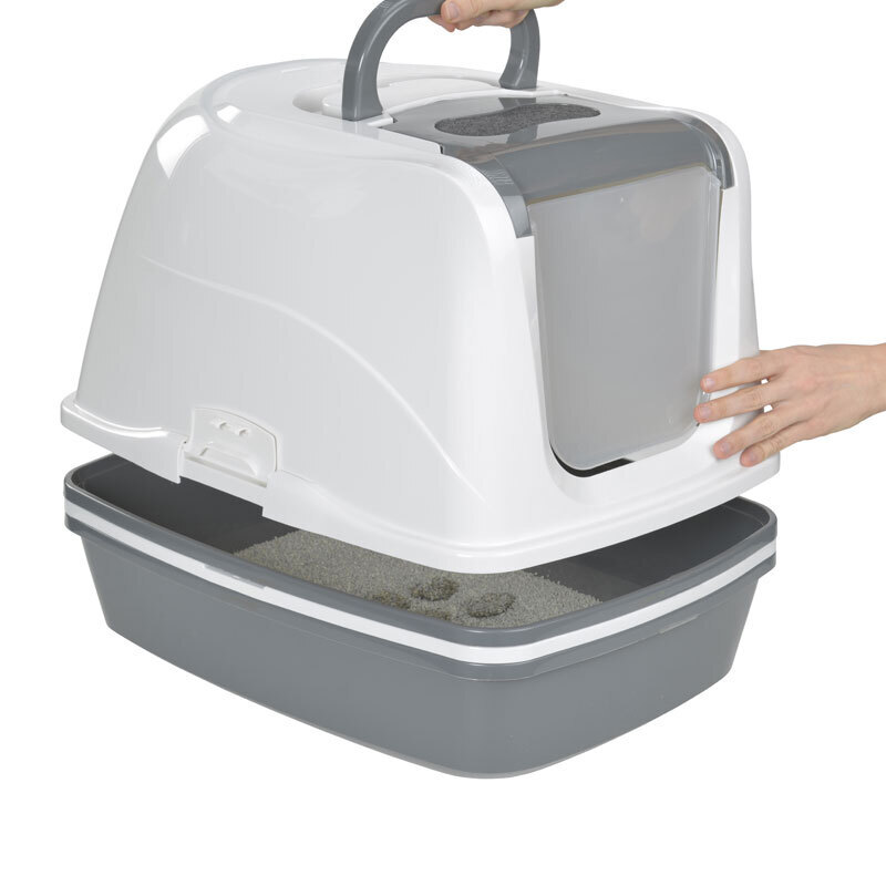 AniOne Katzentoiletten AniOne geschlossene Sieb-Toilette Clean Cat M