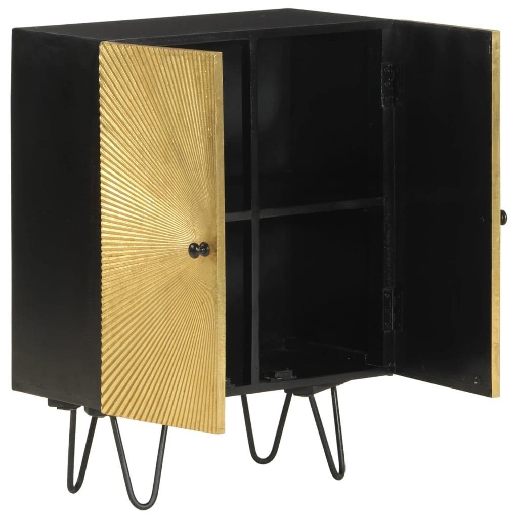 vidaXL Sideboard Sideboard 55x30x75 cm Massivholz Mango (1 St)