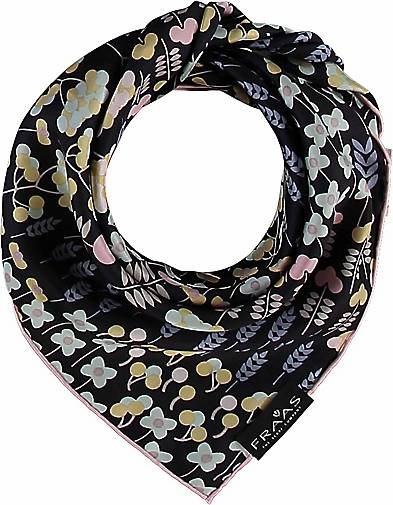 FRAAS Nickituch mit Floral-Print aus reiner Seide