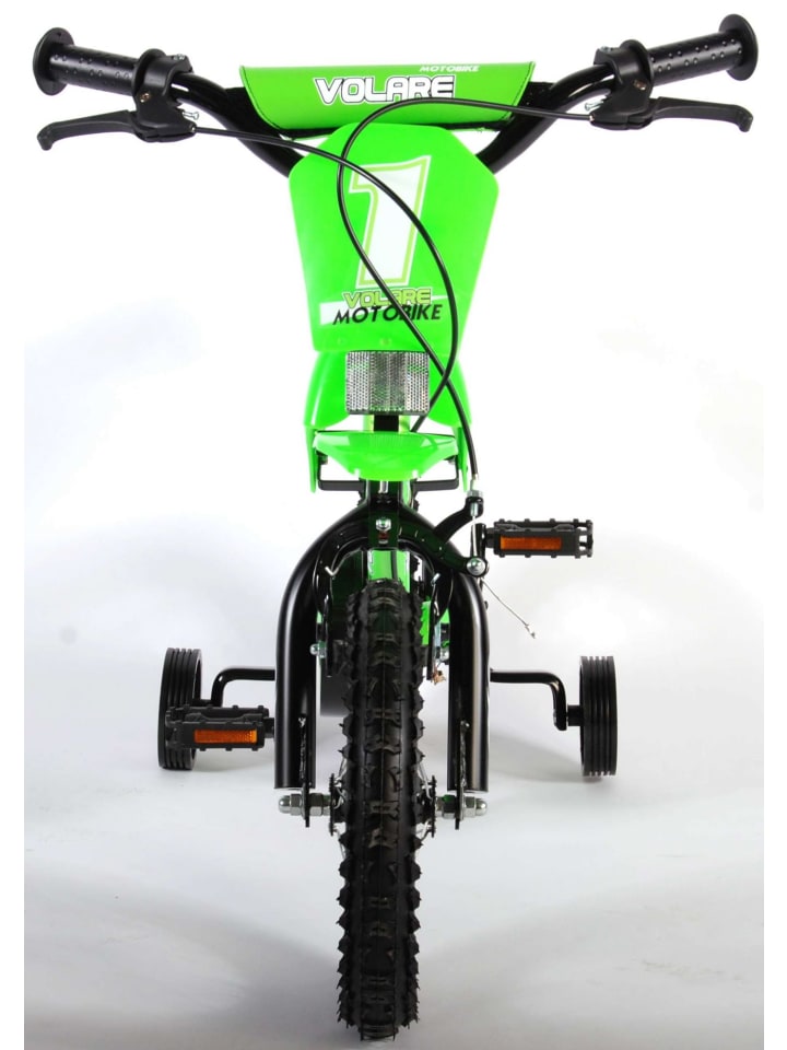 Volare Kinderfahrrad Motorrad für Jungen 12 Zoll Kinderrad in Grün 3 Jahre günstig kaufen onesize