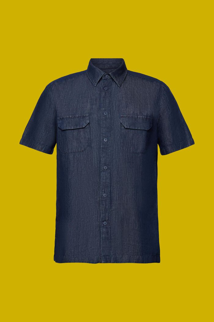 Kurzarmhemd im Jeans-Look