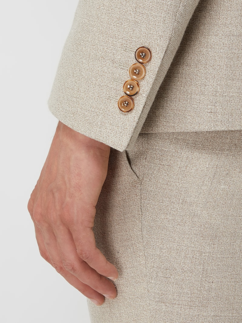 2-Knopf-Sakko mit Leinen-Anteil Modell 'Tito' in beige