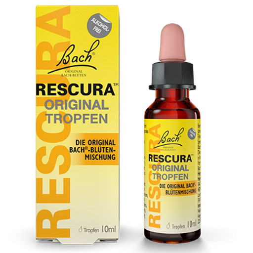 BACHBLÜTEN Original Rescura Tropfen alkoholfrei  10 ml  Tropfen