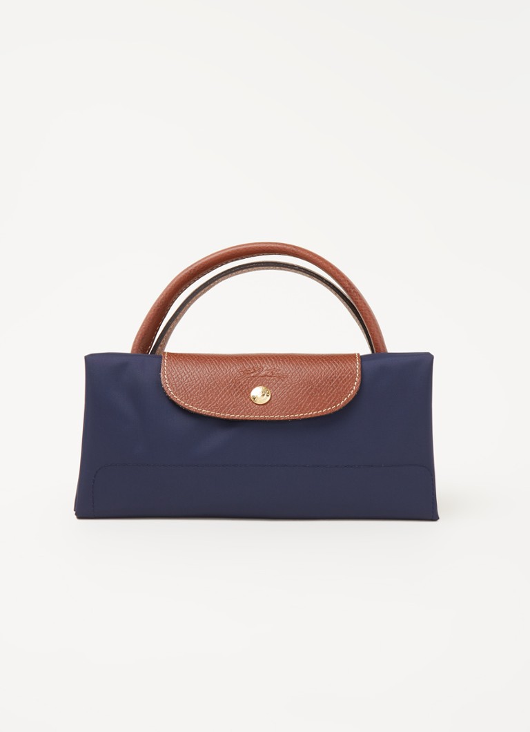 Geantă de călătorie Longchamp Le Pliage L cu detalii din piele