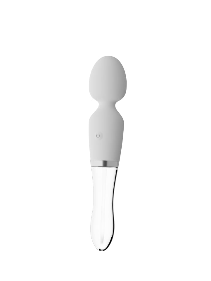 Liaison Massagestab Wand LED Vibrator in weiß günstig kaufen 21,5 cm