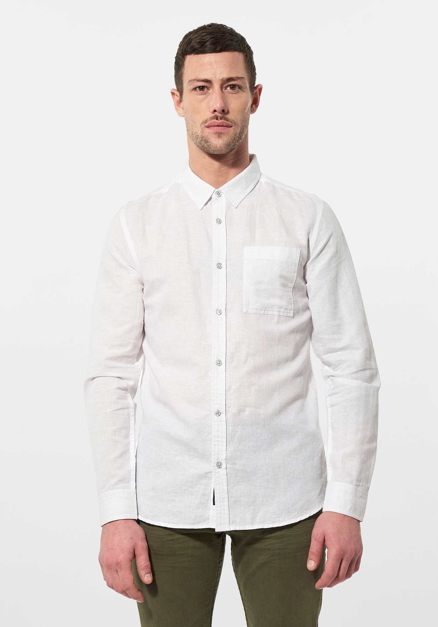 NAVAR  Chemise blanche Homme