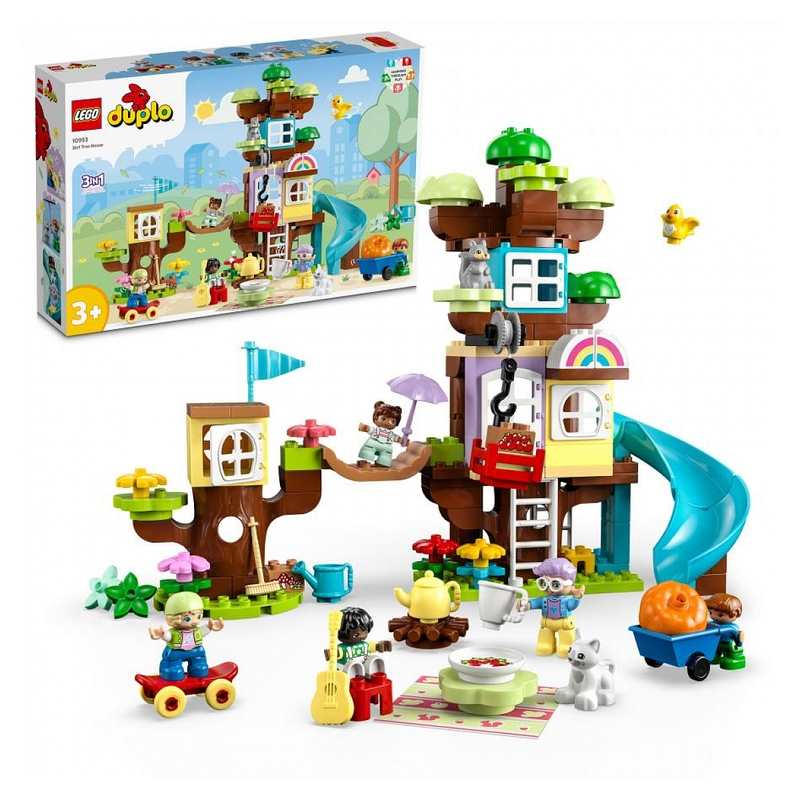 10993 La cabane dans l'arbre 3-en-1, LEGO Duplo