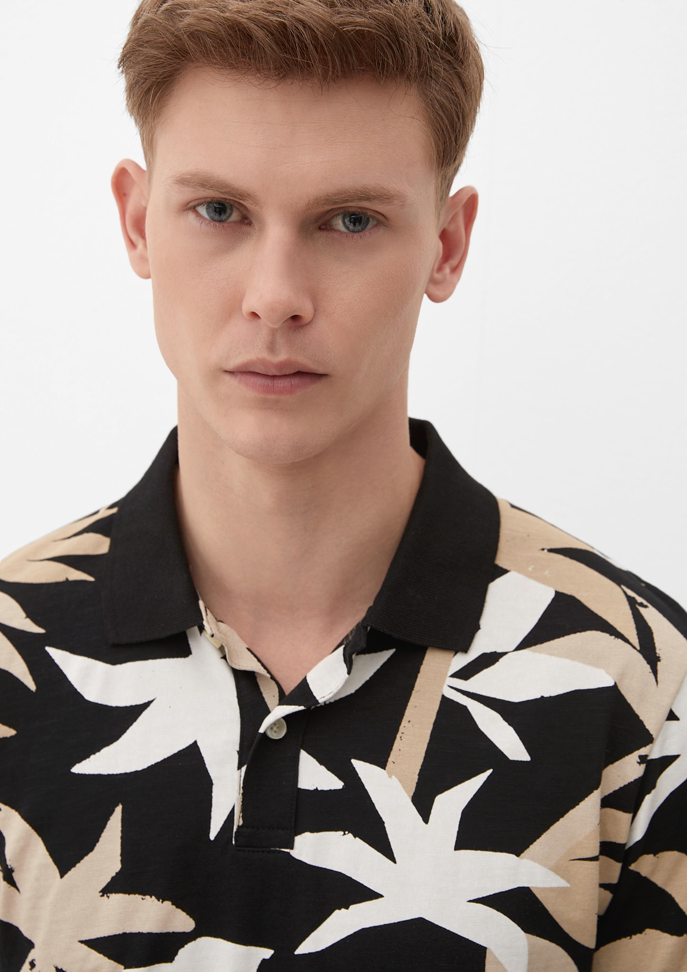 Poloshirt mit Allover-Print  2131471-99A2