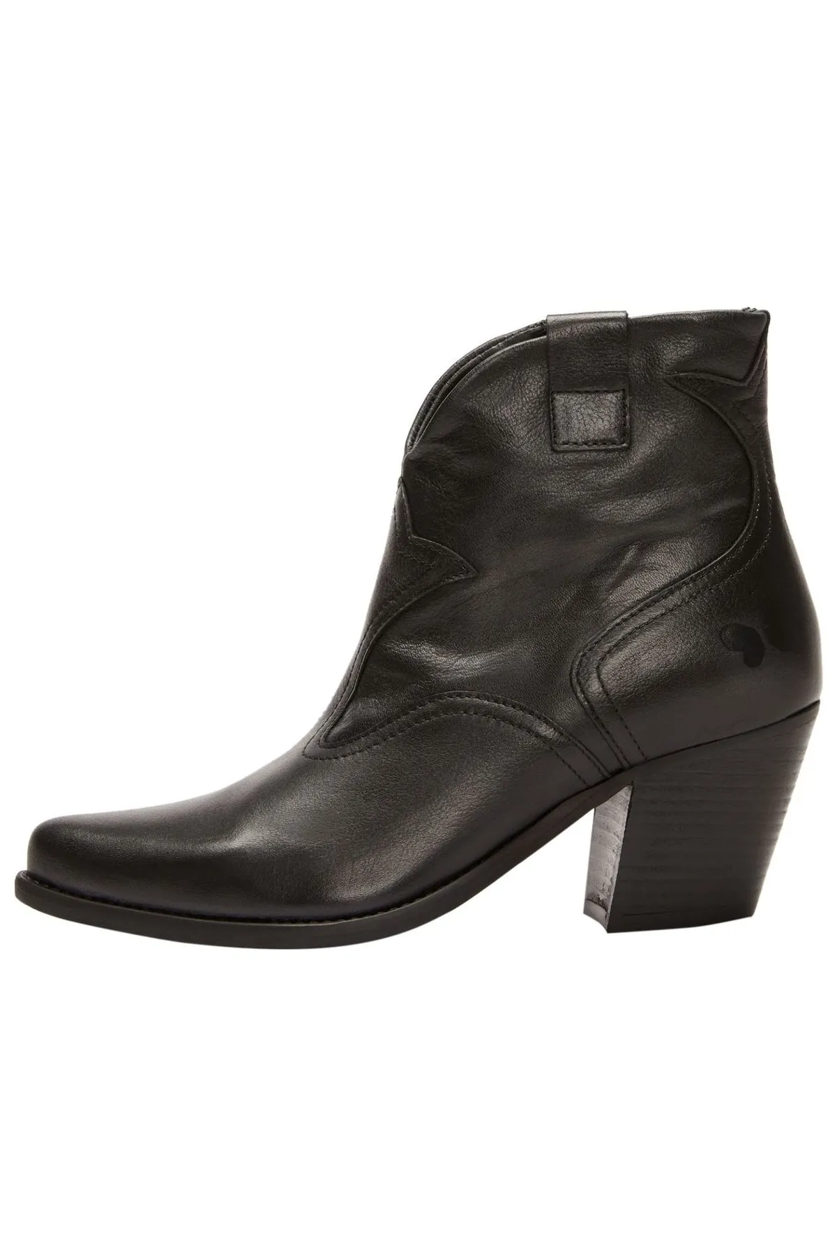Felmini  Stiefelette - Schwarz - Blockabsatz