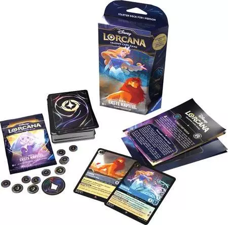 Disney Lorcana: Das Erste Kapitel - Starter Deck Saphir und Stahl (Deutsch)