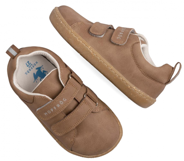 HopFrög ~ Smart Walker Vegan Sneaker ~ Brown Oak