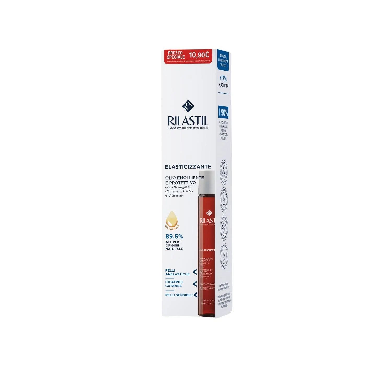 Aceite corporal - Aceite elástico antiestrías
