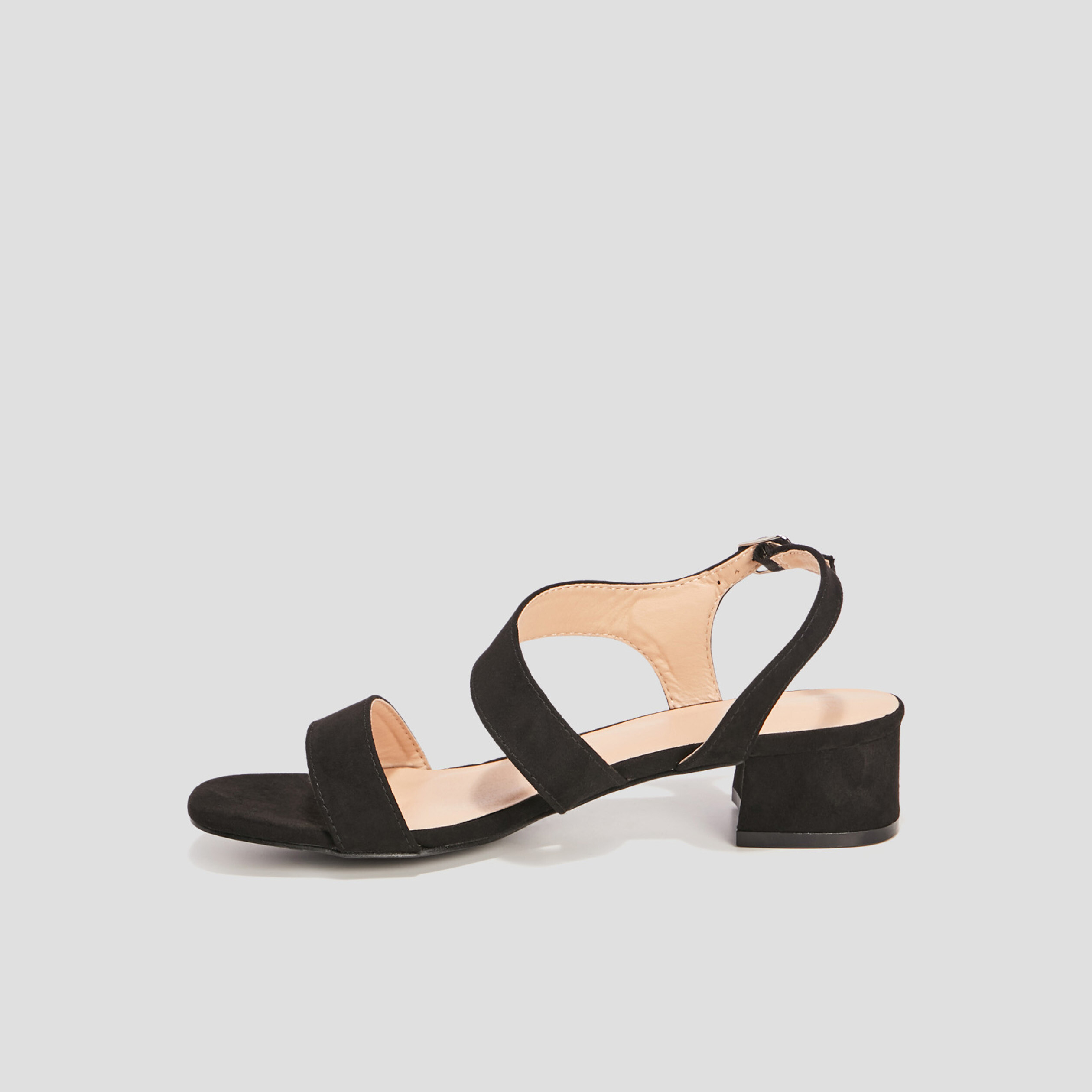 Sandales à talons noir femme | La Halle