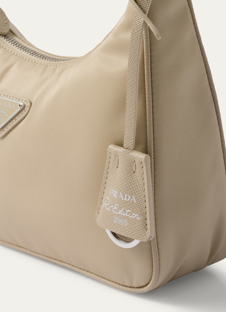 Sac bandoulière Prada Re-Edition 2005 en nylon avec détails en cuir