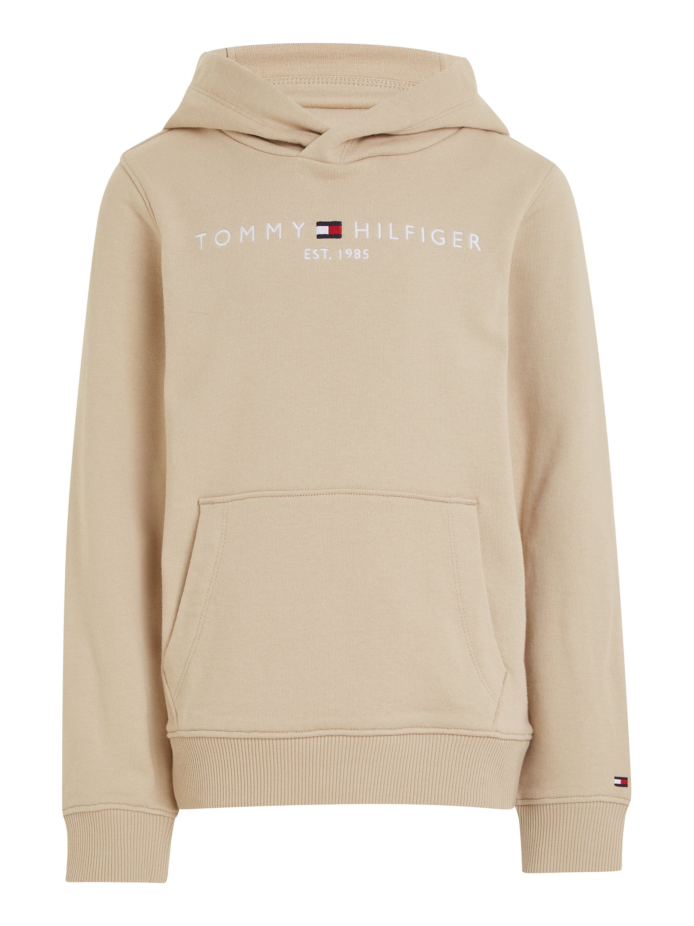 Tommy Hilfiger Kapuzensweatshirt U ESSENTIAL HOODIE mit Tommy Hilfger Markenlabel