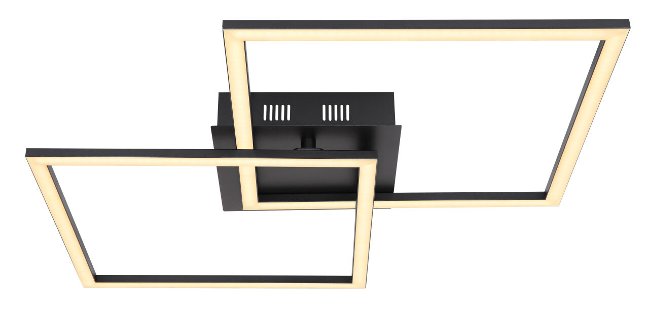 Globo Lighting - TINY - Deckenleuchte Metall schwarz matt, LED