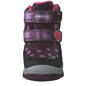 Geox B Flanfil Girl Klett Boots in lila