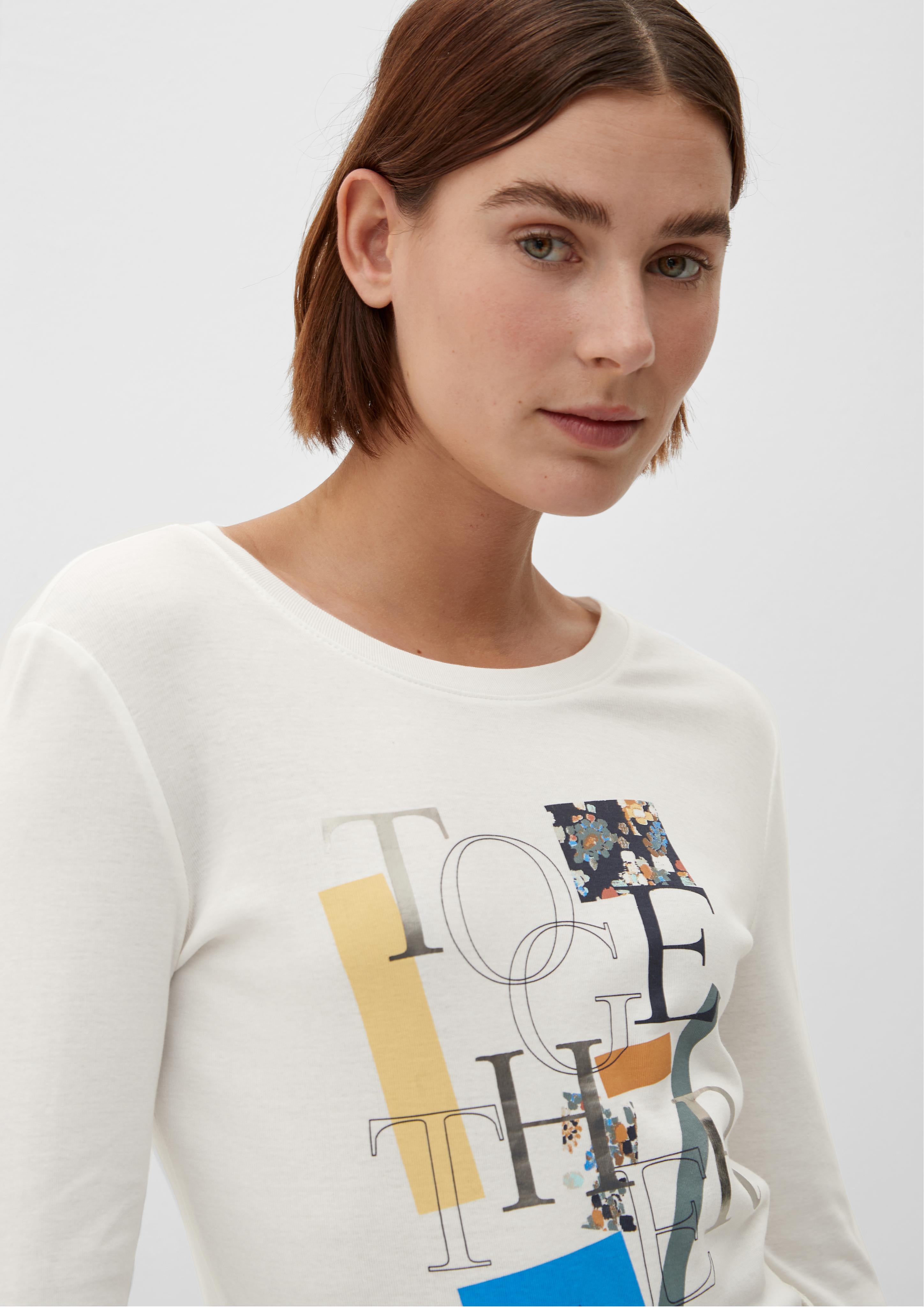 Longsleeve mit Effektprint  2129736-02D2