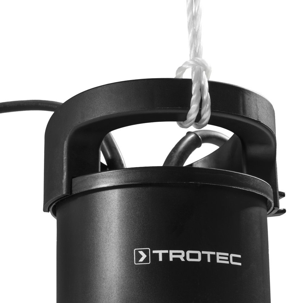 TROTEC Klarwasserpumpe TWP 7505 E, Gartenpumpe Pumpe flachsaugend
