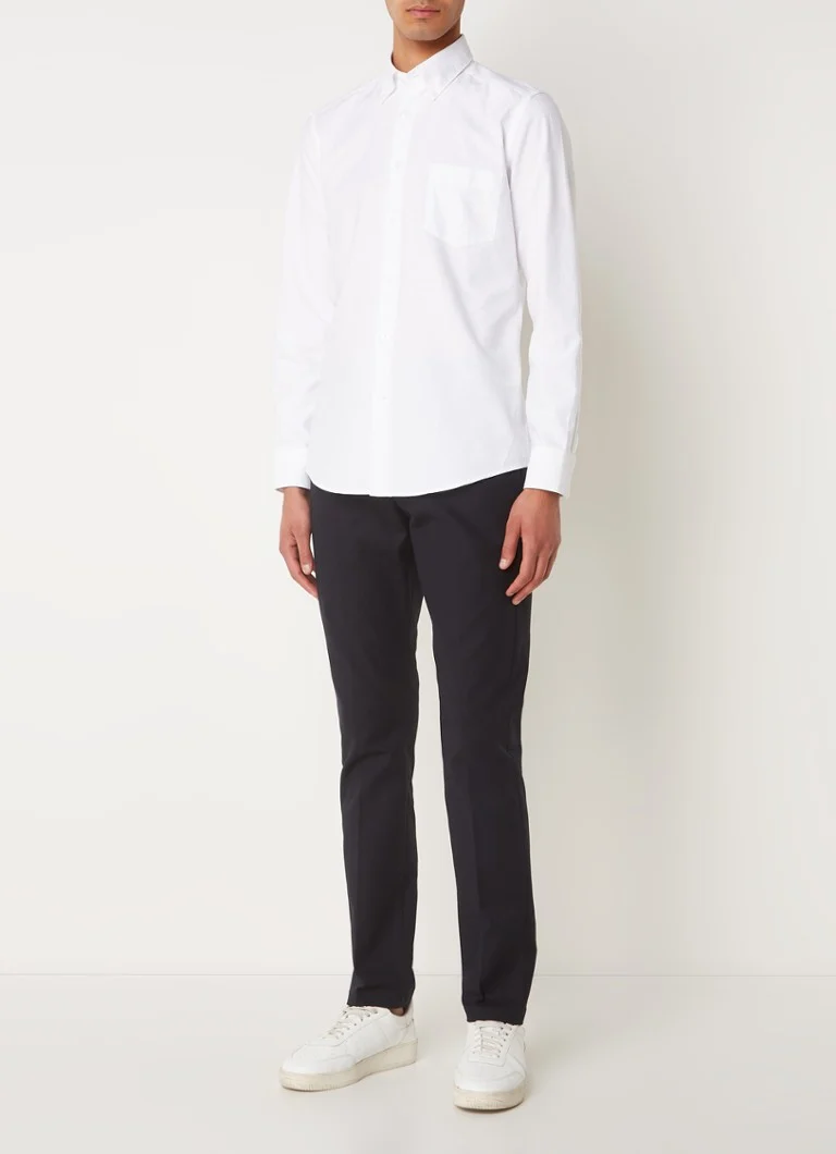 Cămașă Reiss Greenwich slim-fit cu buzunar la piept