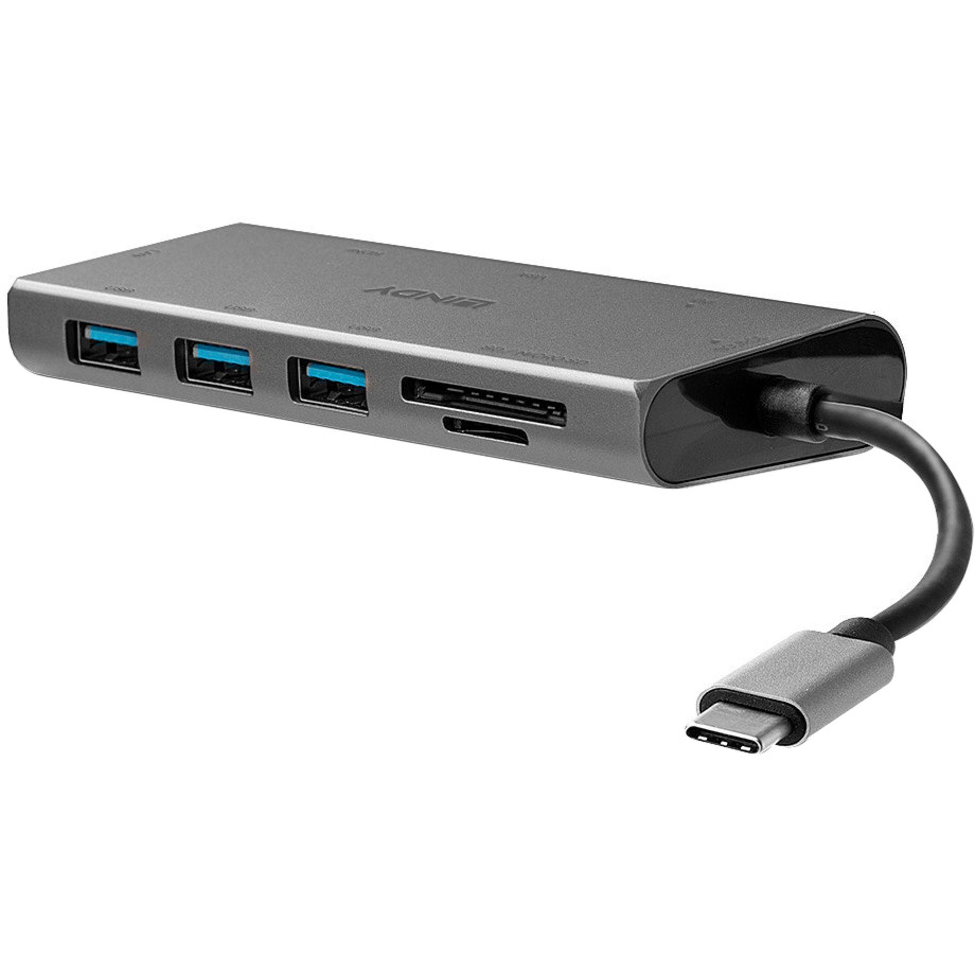 Lindy Laptop-Dockingstation Lindy DST-Mini Plus, Dockingstation, (mit 4K HDMI