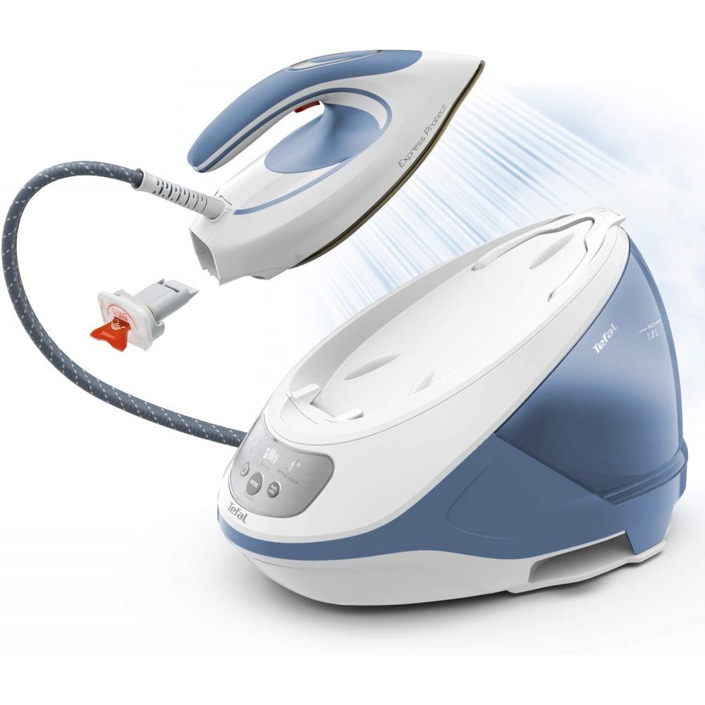 Tefal Dampfbügelstation SV9202 Express Protect - Dampfbügelstation - weiß/hellblau