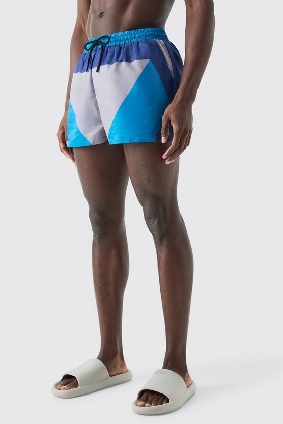 Super kurze Colorblock Badehose