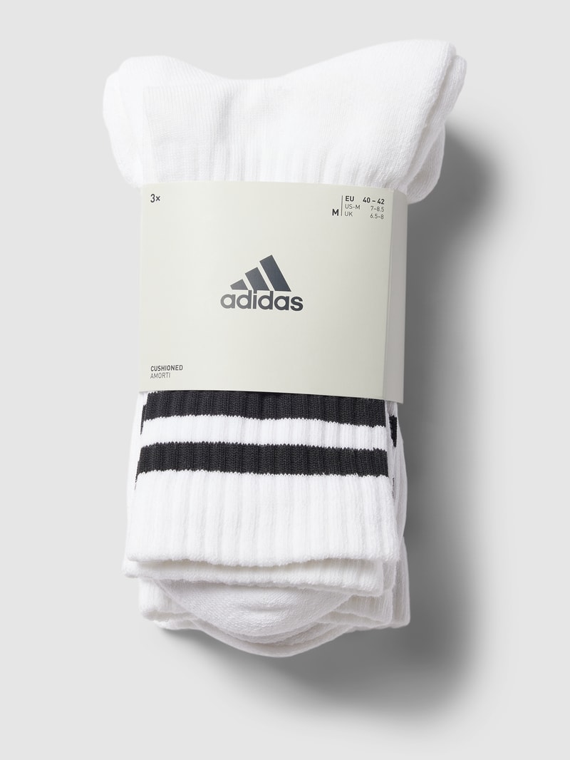 Socken mit Label-Stitching im 3er-Pack in weiß