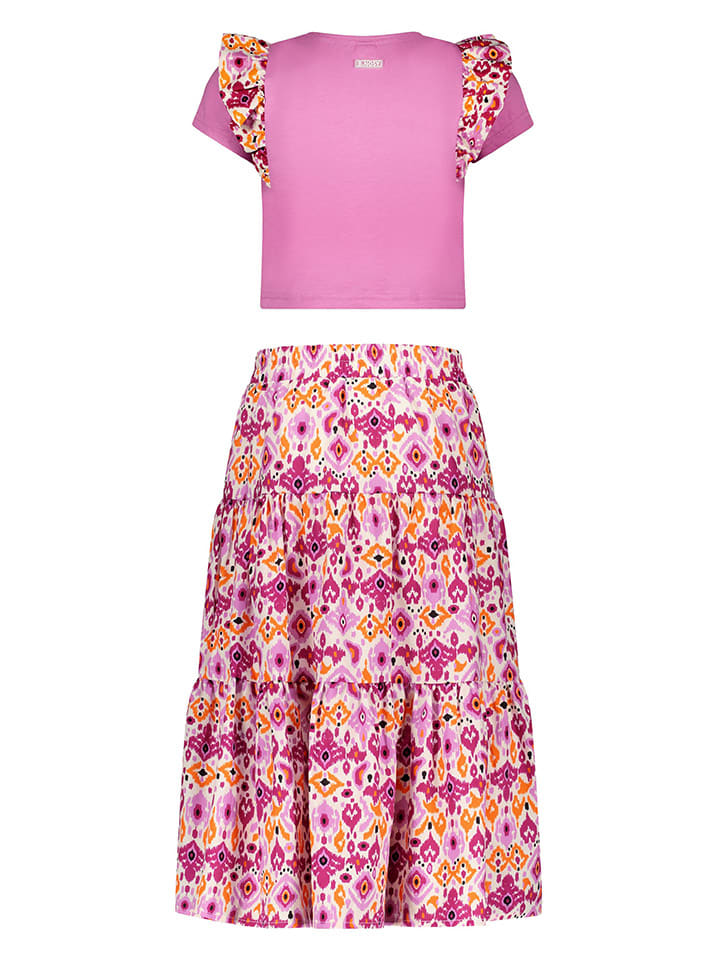 B.Nosy 2tlg. Outfit in Rosa/ Fuchsia/ Beige günstig kaufen