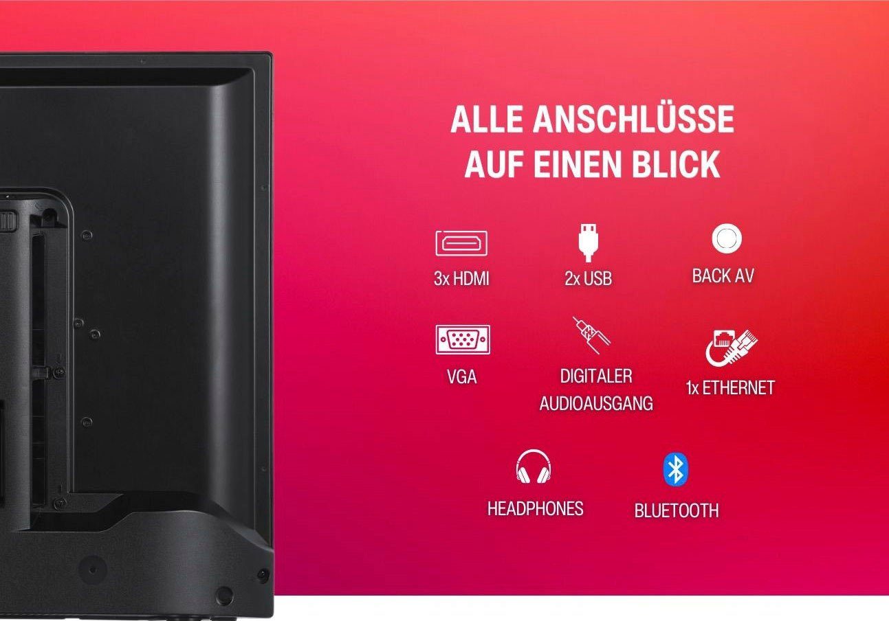 Telefunken D43Q660M2CW QLED-Fernseher (108 cm/43 Zoll, 4K Ultra HD, Smart-TV)