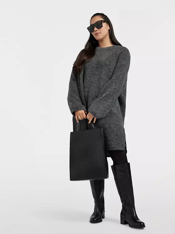5th Avenue Leder Weitschaftstiefel