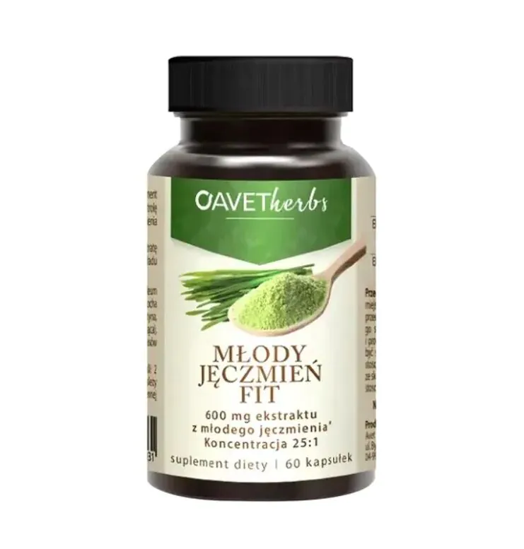 „Avet Herbs Young Barley Fit“ kapsulės, 60 kapsulių