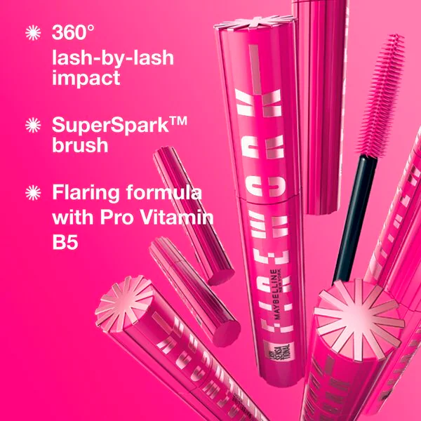 Máscara para cílios Maybelline New York Lash Sensational Firework Black à prova d'água 6ml